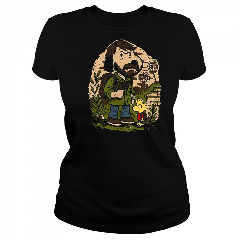 Snoopy and Woodstock Joel and Ellie The Last of Us The Last of Dogs shirt Women's T-shirt