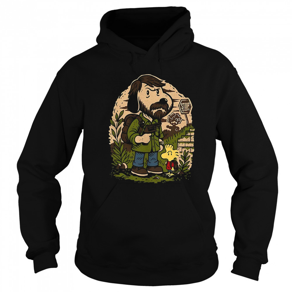 Snoopy and Woodstock Joel and Ellie The Last of Us The Last of Dogs shirt Hoodie