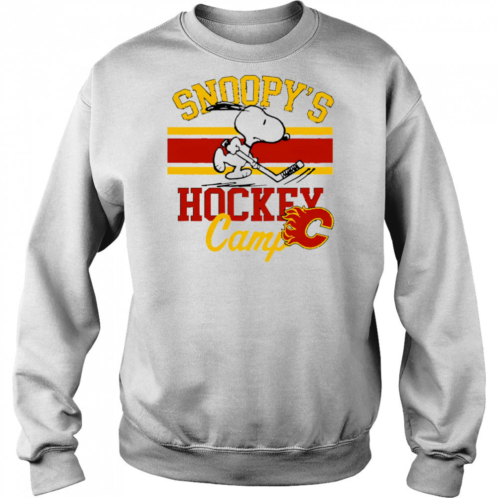 Snoopy Calgary Flames Snoopy’s Camp shirt Sweatshirt