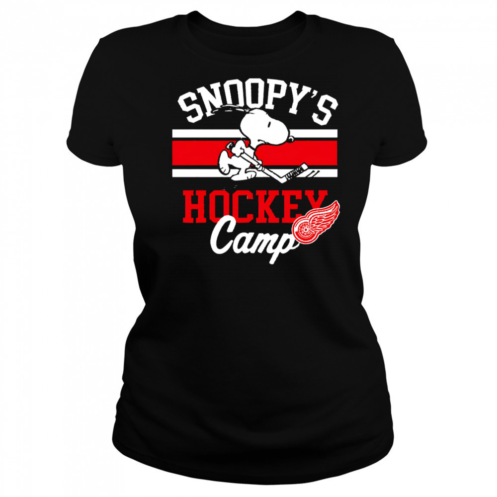 Snoopy Detroit Red Wings Snoopy’s Camp shirt Women's T-shirt