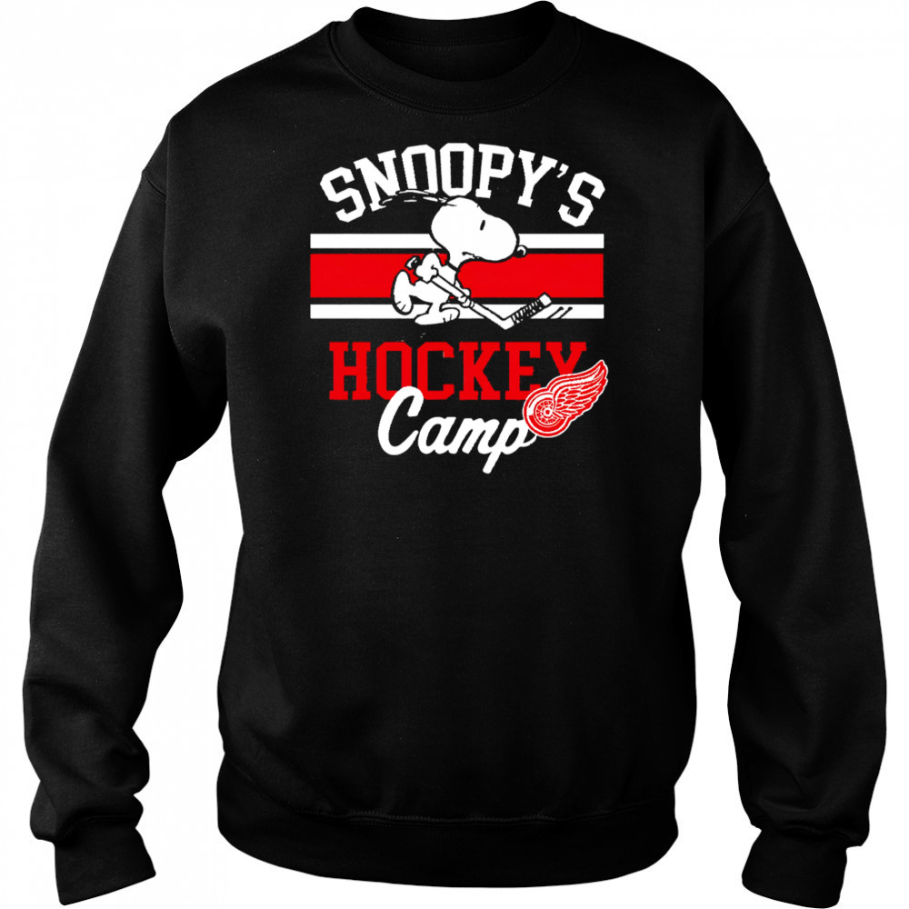 Snoopy Detroit Red Wings Snoopy’s Camp shirt Sweatshirt