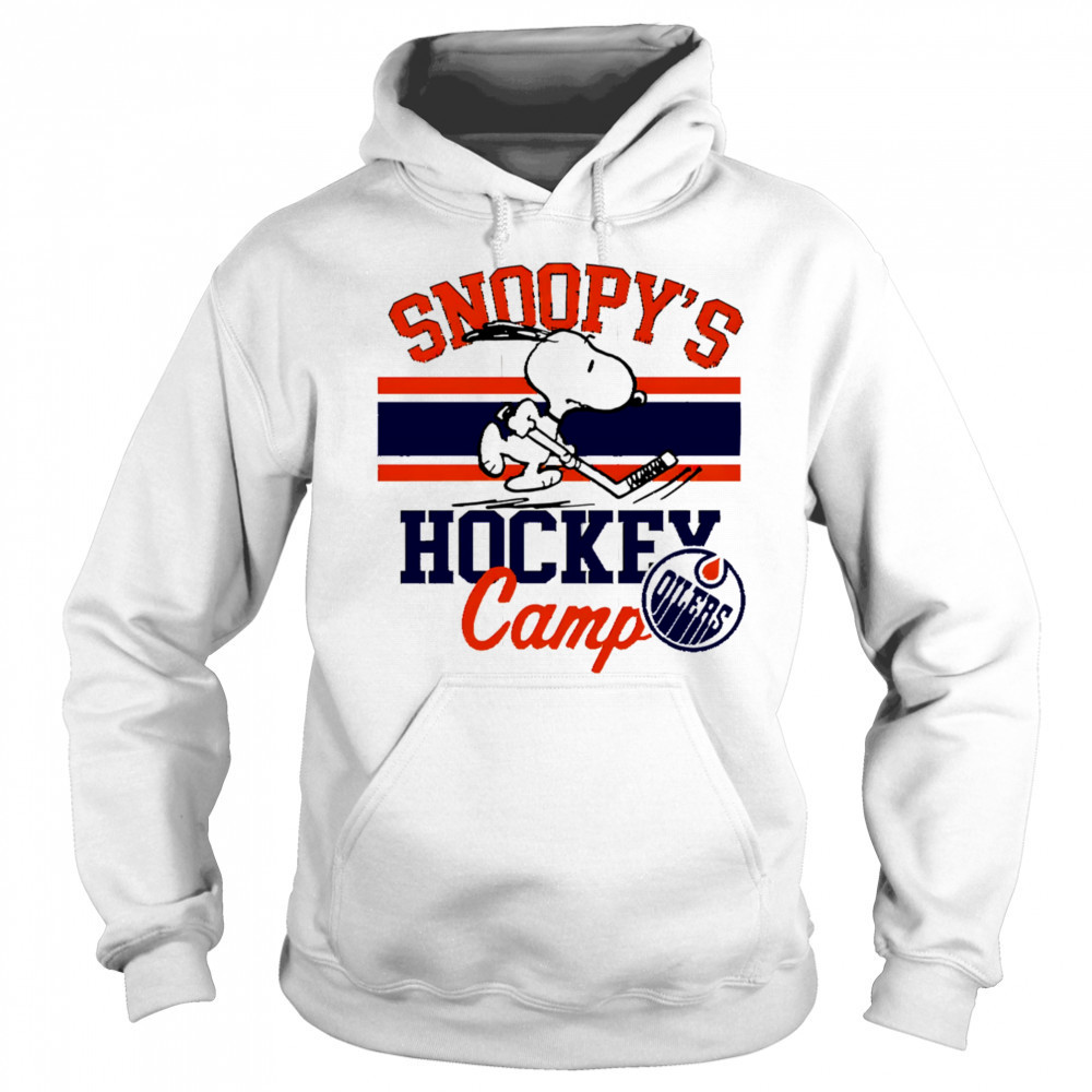 Snoopy Edmonton Oilers Snoopy’s Camp shirt Hoodie