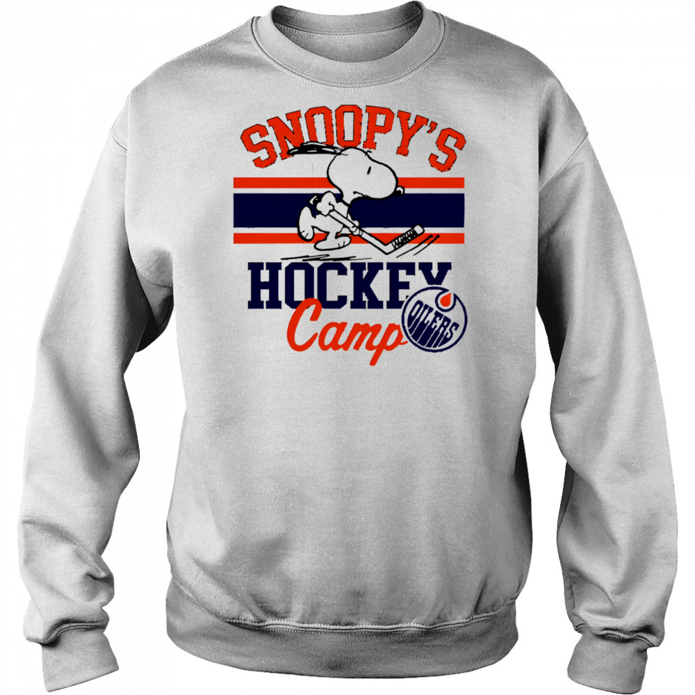 Snoopy Edmonton Oilers Snoopy’s Camp shirt Sweatshirt
