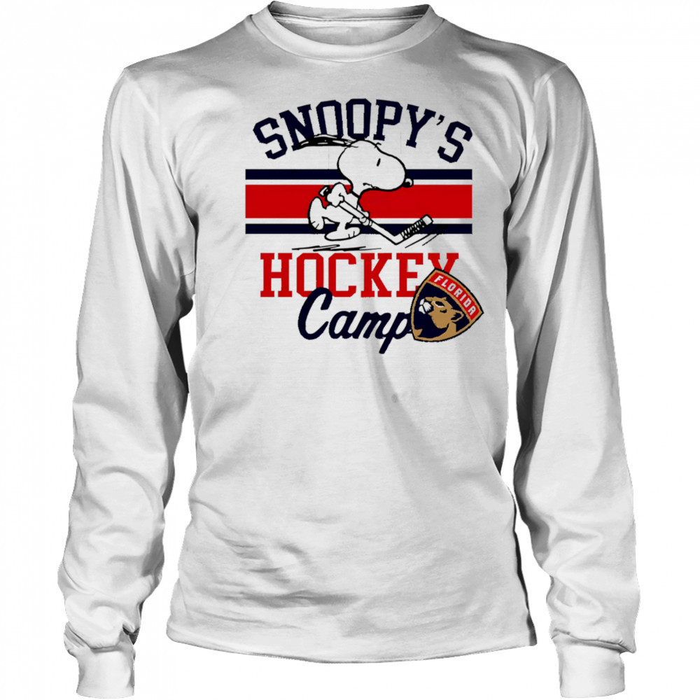 Snoopy Florida Panthers Snoopy’s Camp shirt Long Sleeved