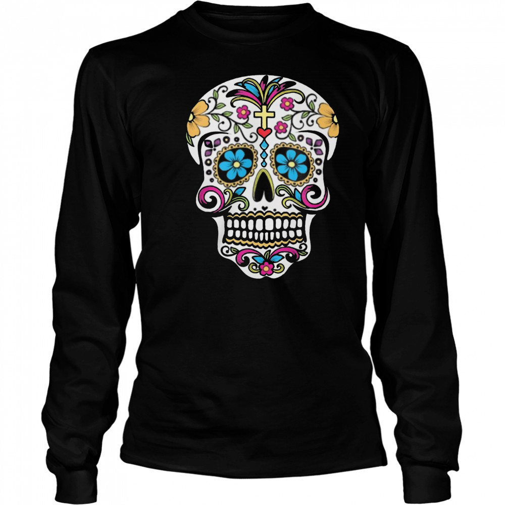Sugar Skull Shirt Long Sleeved