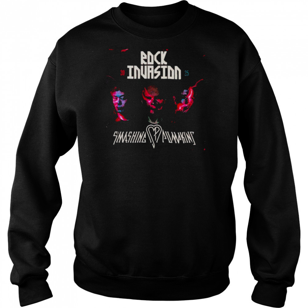 The Smashing Pumpkins Rock Invasion 2025 Tour T shirts Sweatshirt
