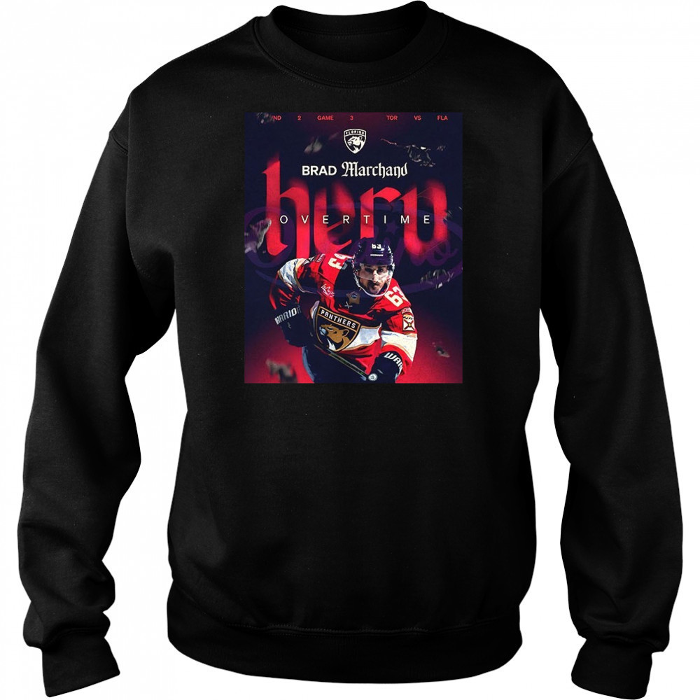 There goes our herooo Brad Marchand Florida Panther shirt Sweatshirt