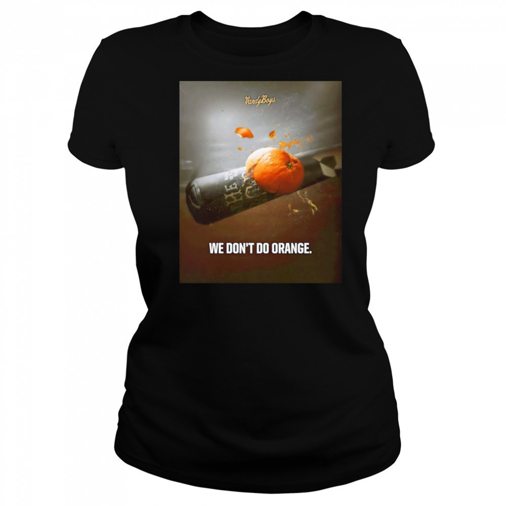 Vanderbilt Baseball we don’t do orange shirt Women's T-shirt