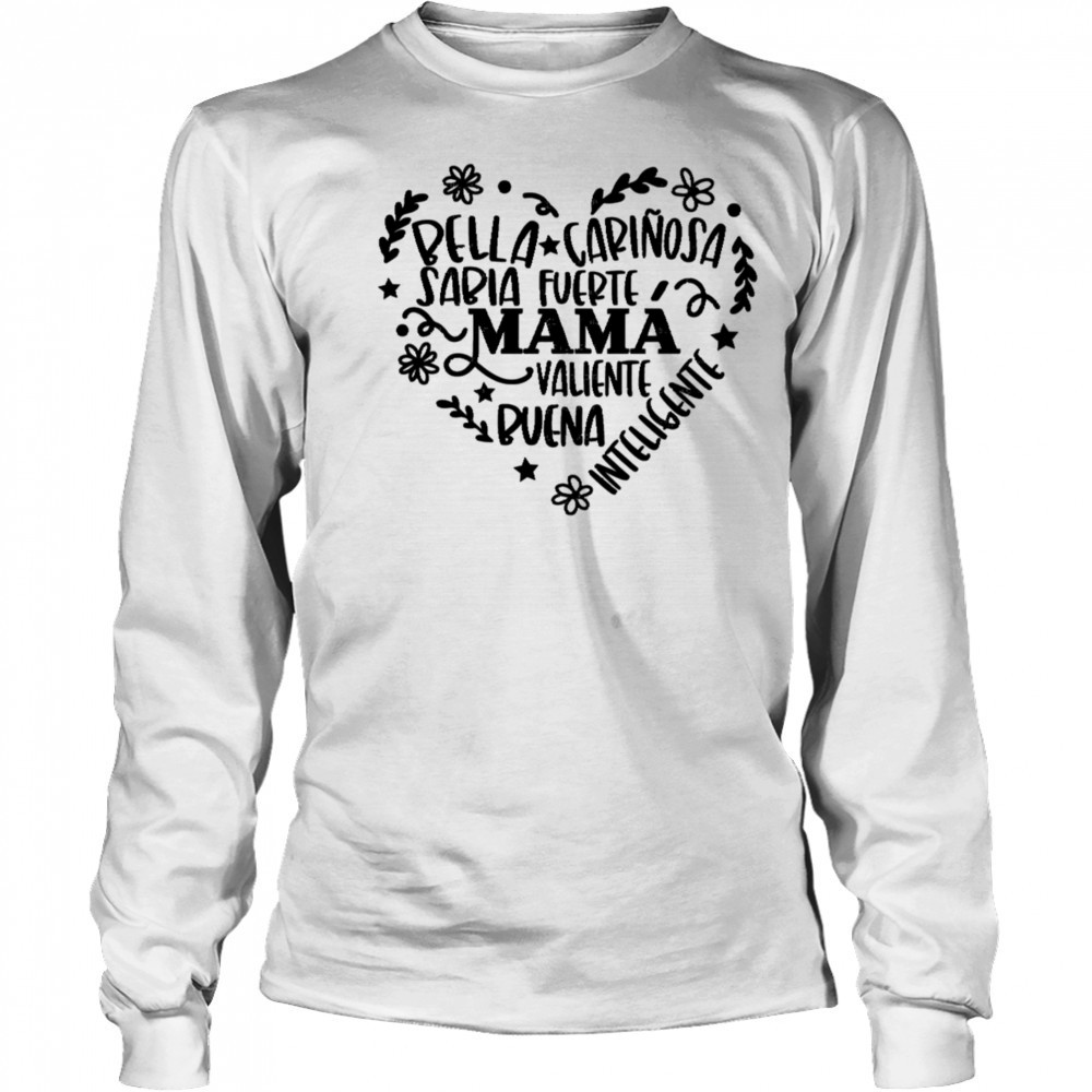 Vintage Heart Mothers Day shirt Long Sleeved