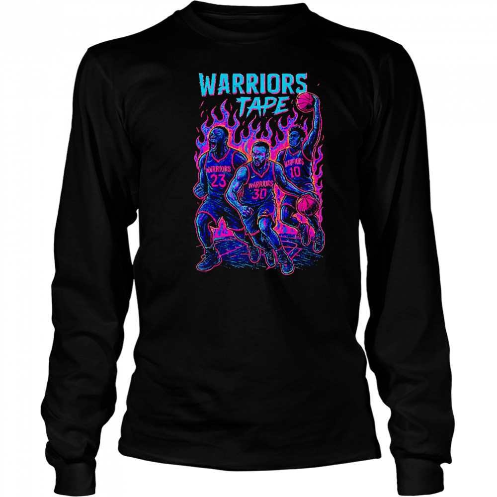 Warriors Tape Electric heat shirt Long Sleeved