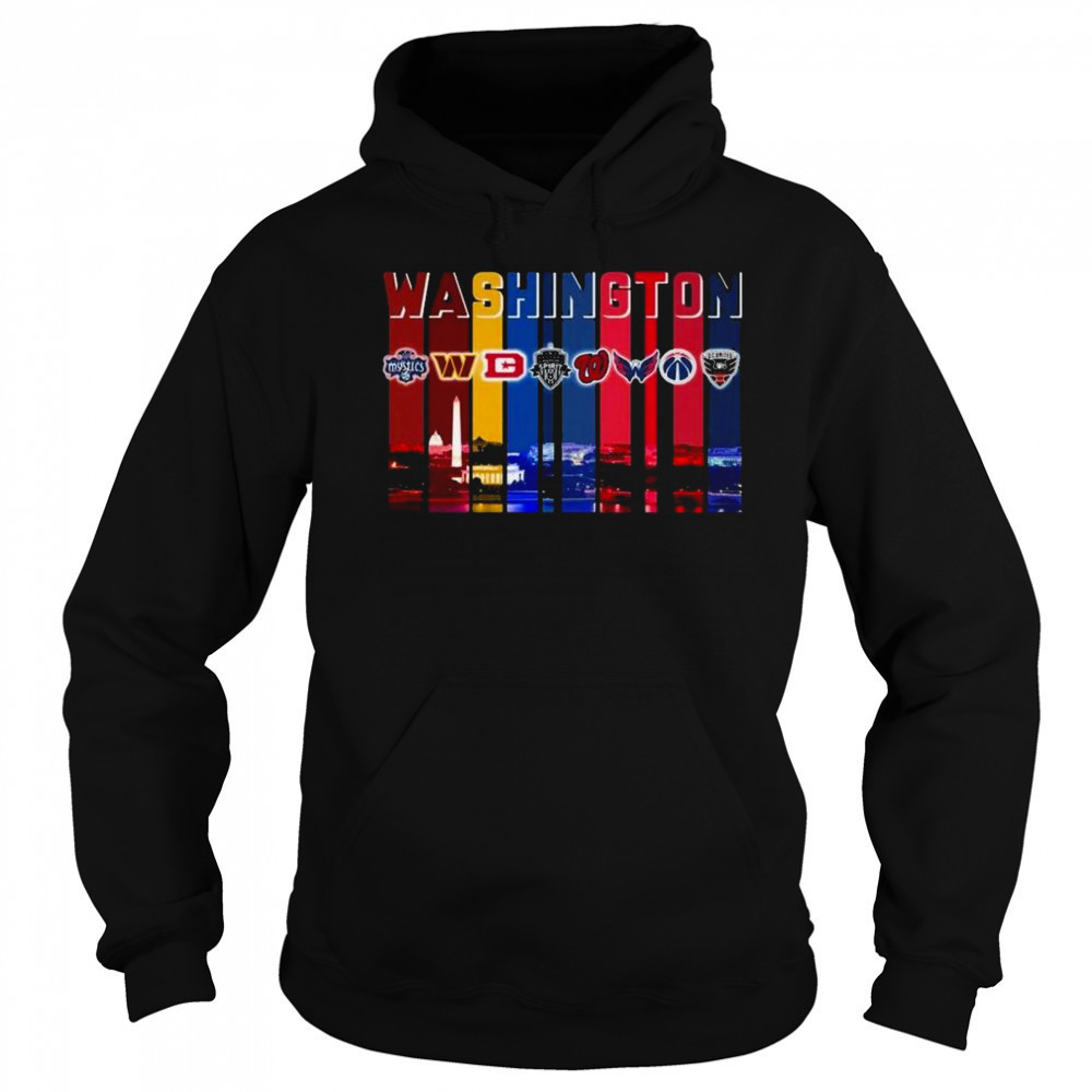 Washington Commanders Capitals Washington Mystics Nationals Sport City Shirt Hoodie
