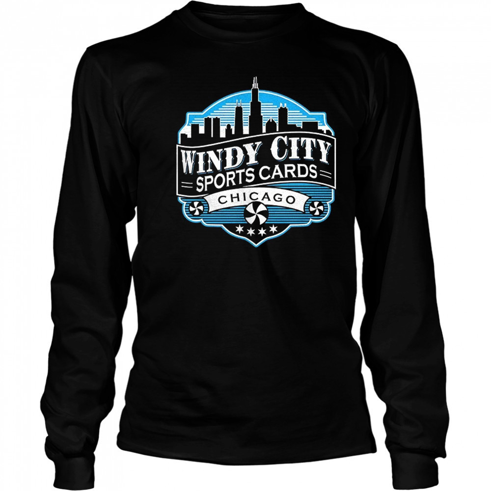 Windy City Sports Cards Chicago Bears shirt Long Sleeved