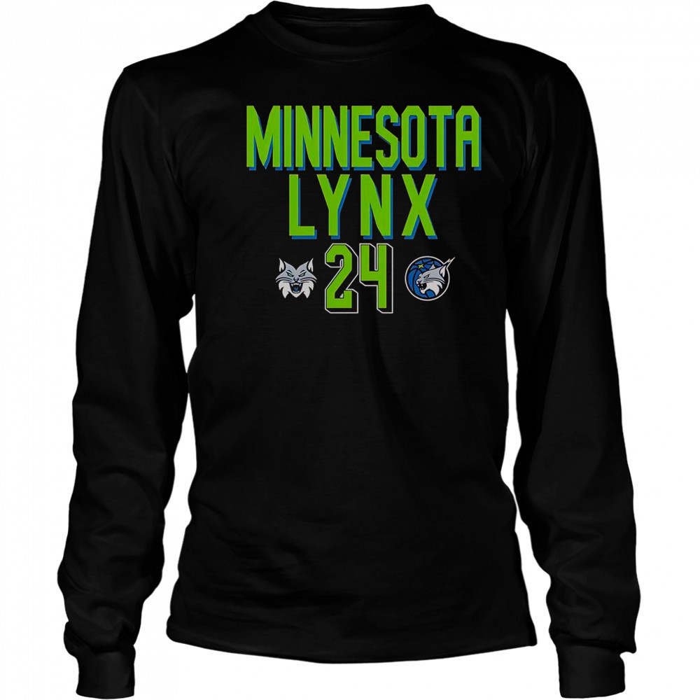 WNBA Minnesota Lynx Napheesa Collier 24 T-Shirt Long Sleeved