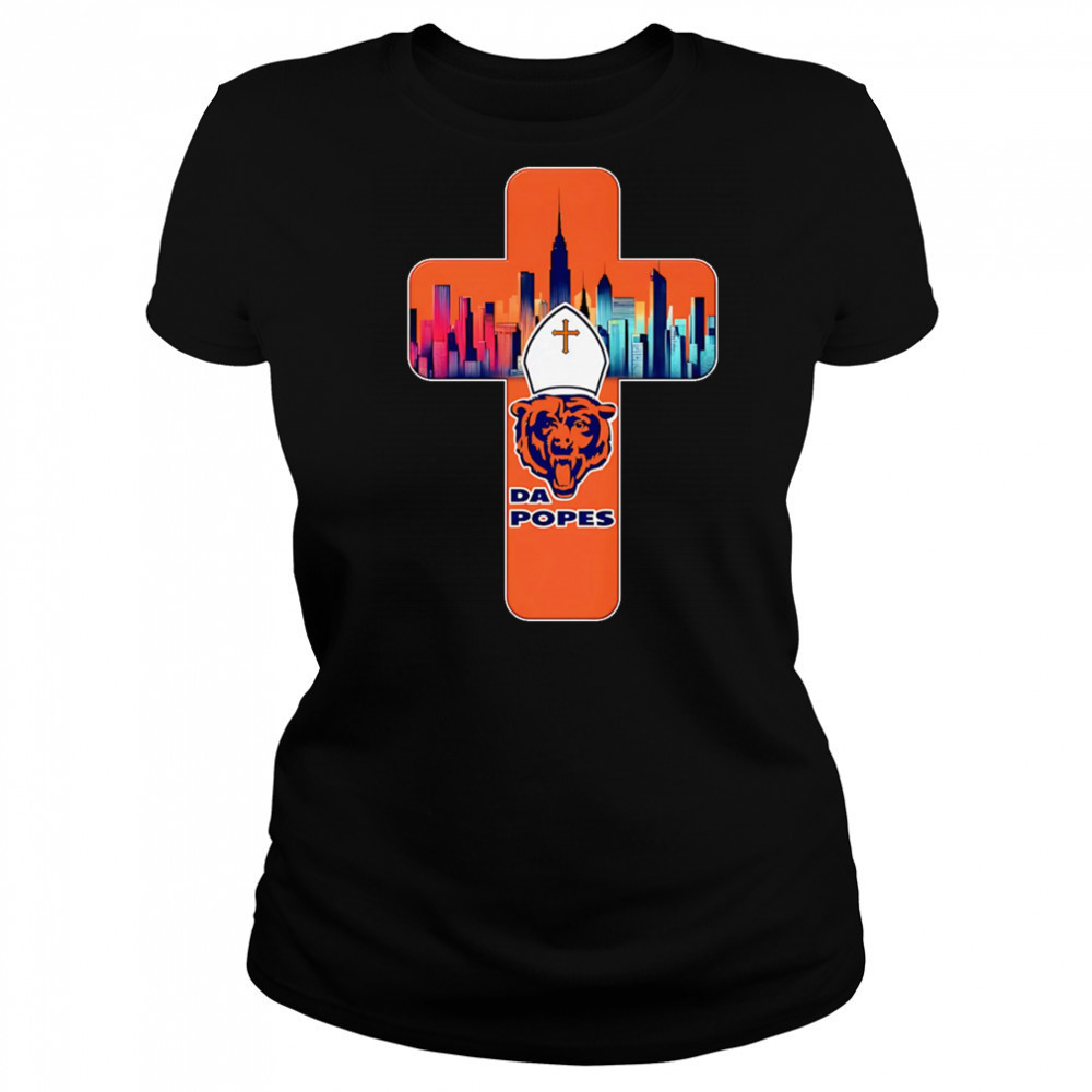 Da Popes Chicago Bears skyline shirt Women's T-shirt