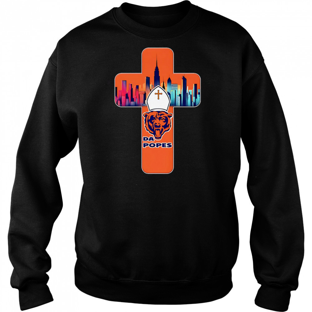 Da Popes Chicago Bears skyline shirt Sweatshirt
