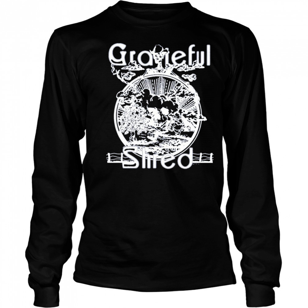 Grateful Shred Clouds T-shirt Long Sleeved