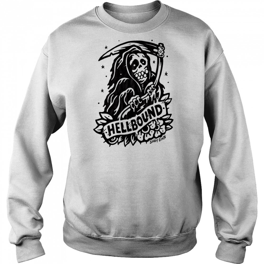 Hellbound Grim Reaper Sindy Sinn T-shirt Sweatshirt