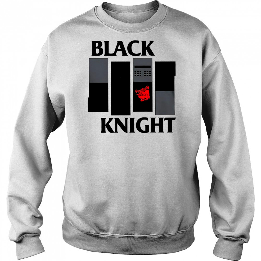 Monty Python and the Holy Grail and the punk rock band black flag black knight band shirt Sweatshirt