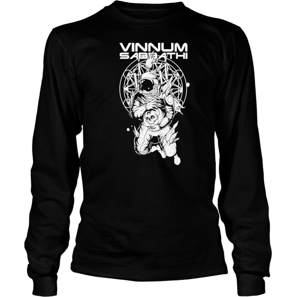 Vinnum Sabbathi Occult Astronaut T-shirt Long Sleeved