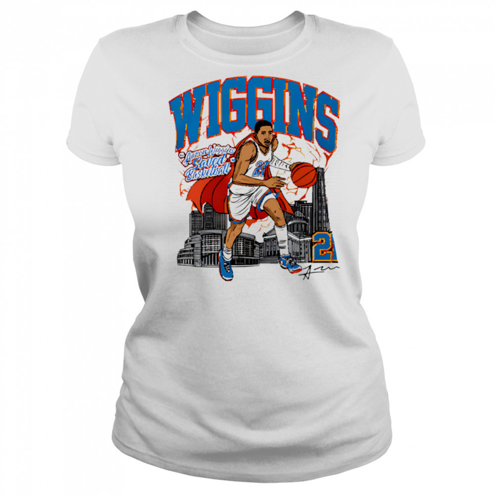 Aaron Wiggins #21 Superhero Saved Basketball shirt Women's T-shirt