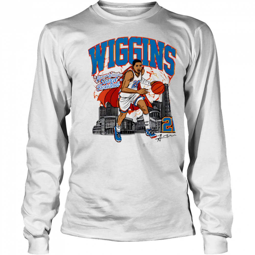 Aaron Wiggins #21 Superhero Saved Basketball shirt Long Sleeved