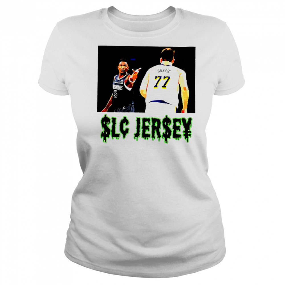 Ae Celly Anthony Edwards Gestures Towards Luka shirt Women's T-shirt