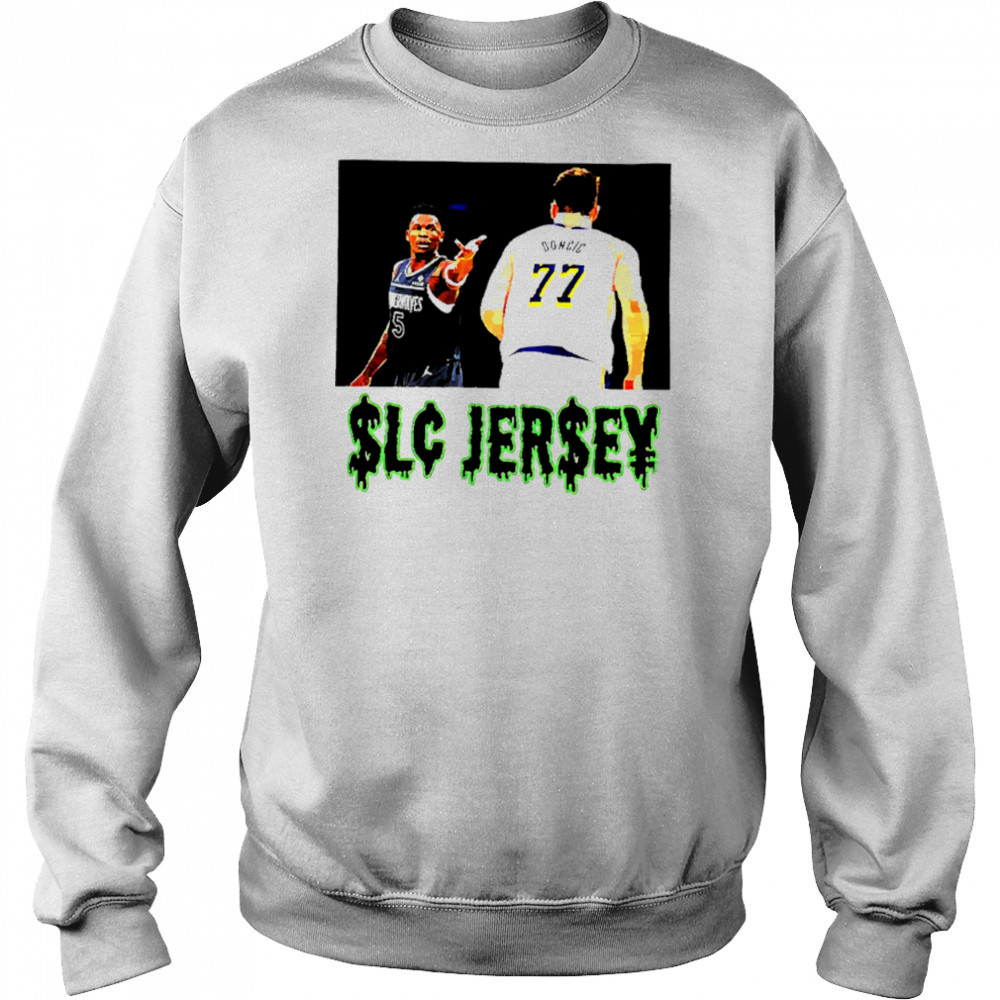 Ae Celly Anthony Edwards Gestures Towards Luka shirt Sweatshirt