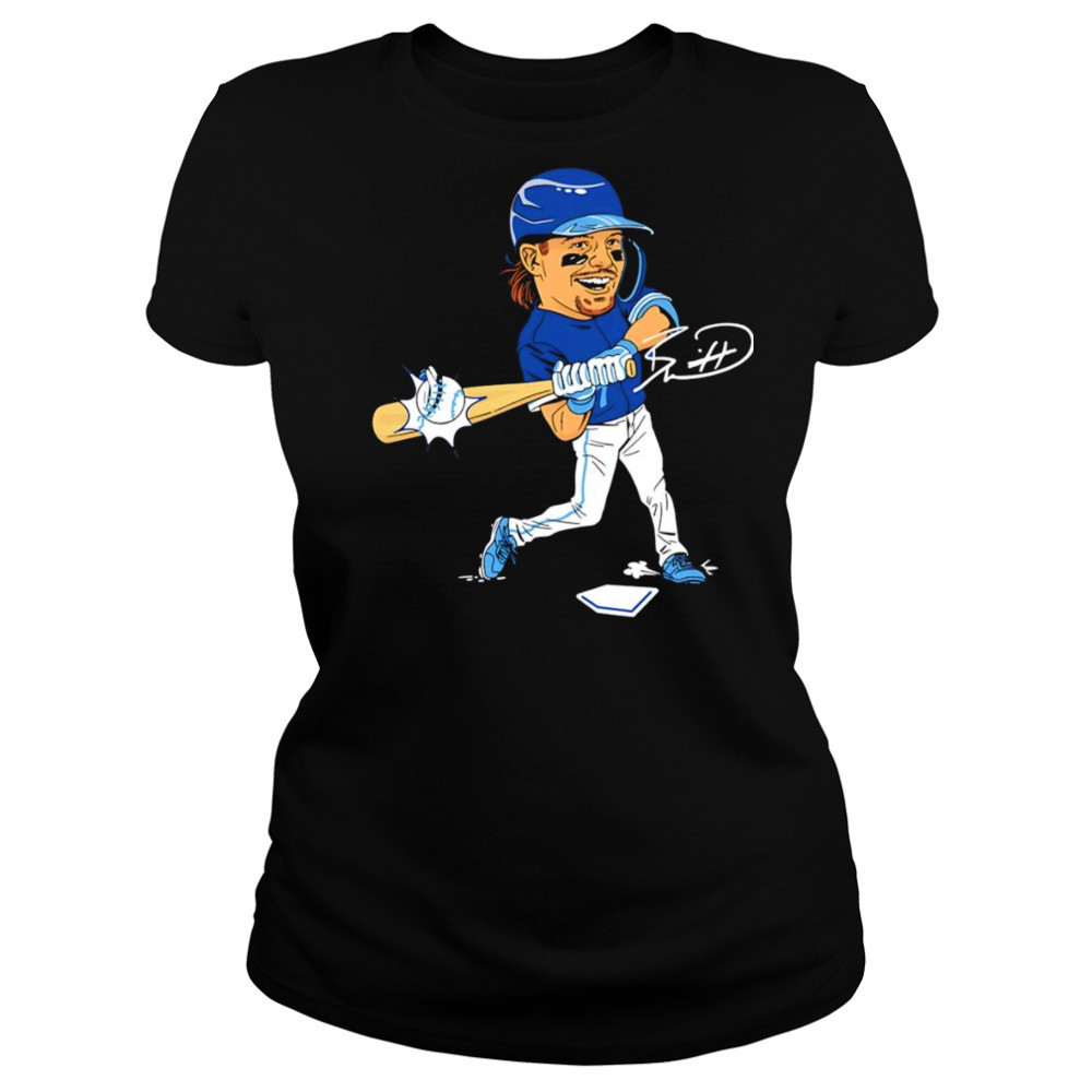 Bobby Witt Jr baseball caricature shirt Women's T-shirt