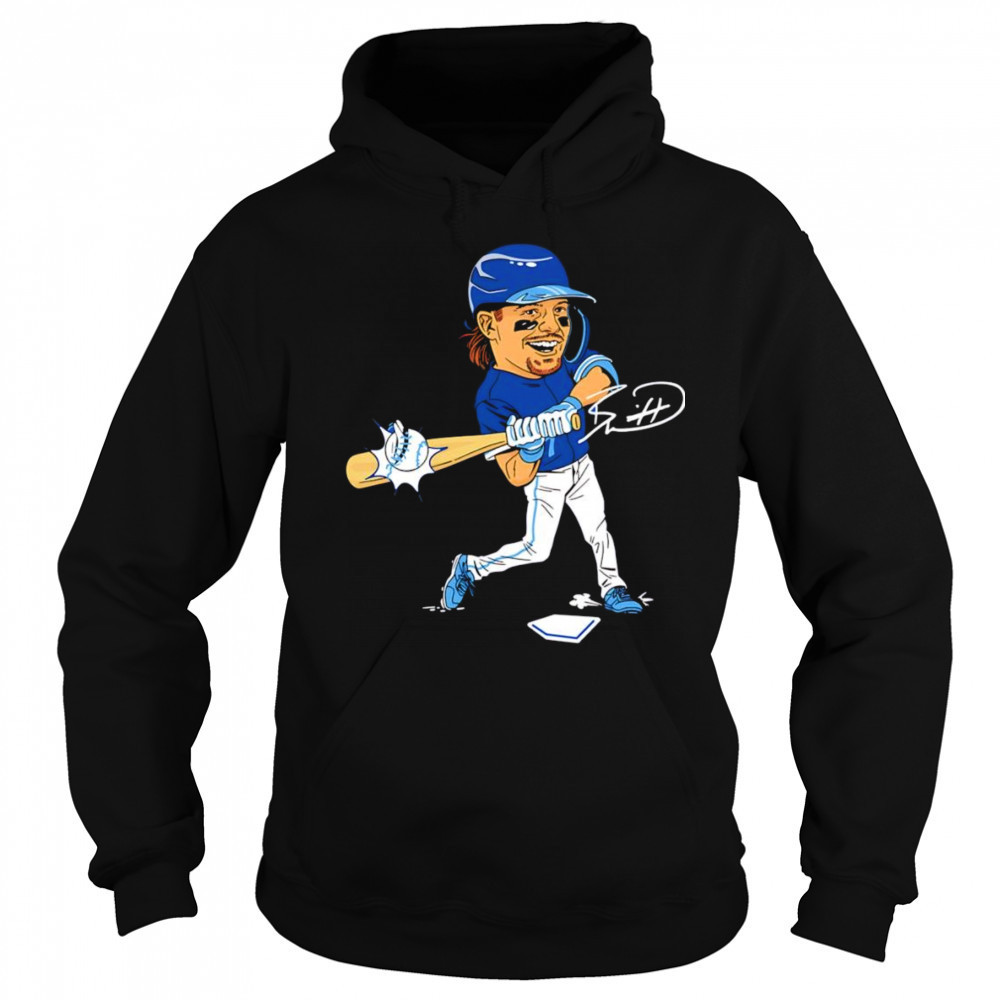 Bobby Witt Jr baseball caricature shirt Hoodie