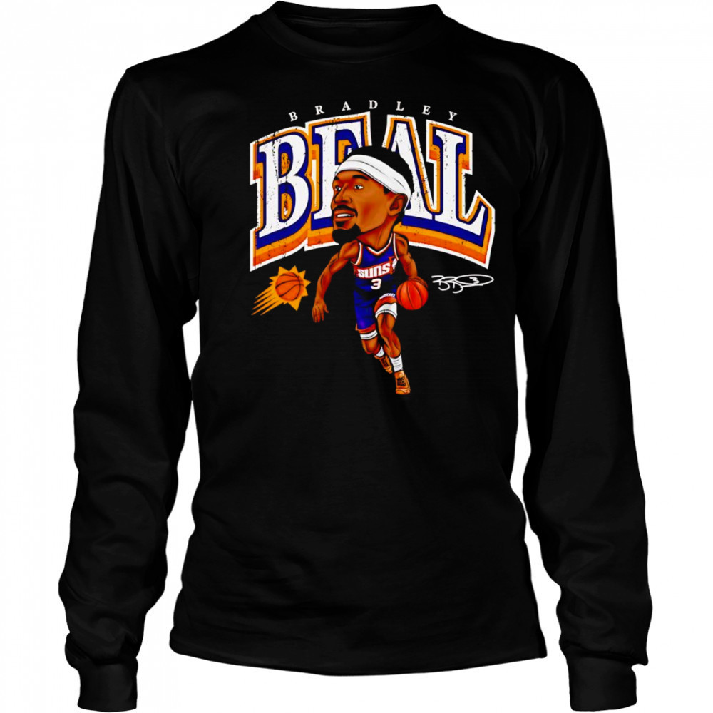 Bradley Beal Phoenix Suns cartoon shirt Long Sleeved