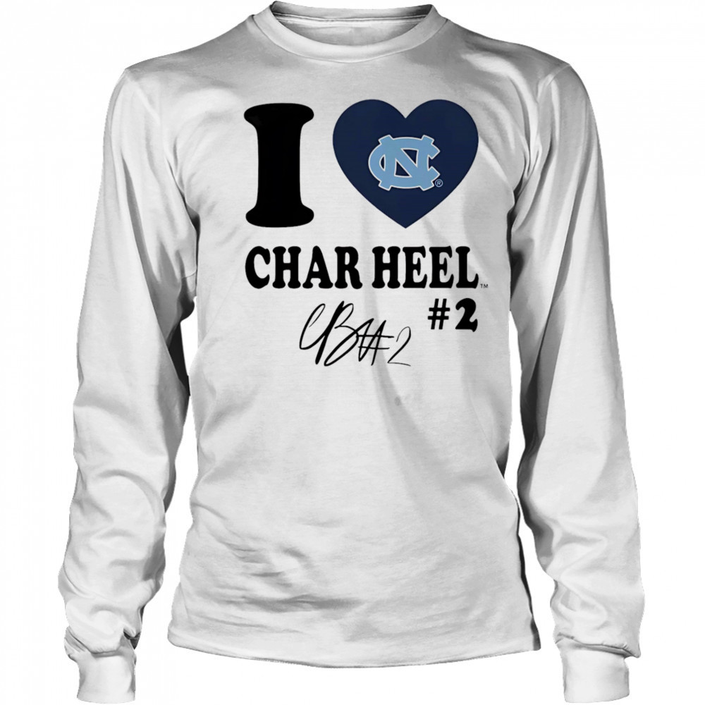 Charly Bruder I heart Char Heel shirt Long Sleeved