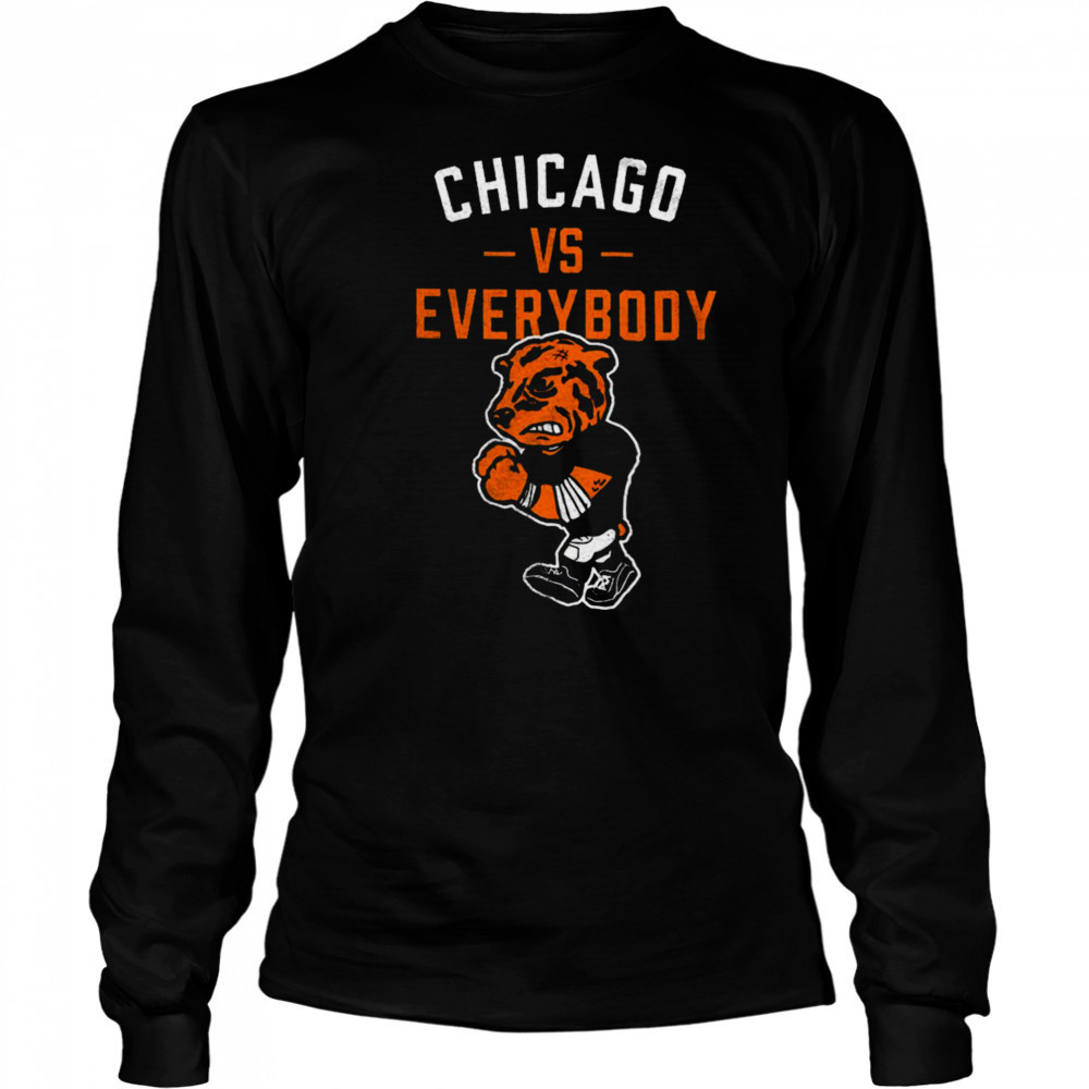 Chicago vs everybody shirt Long Sleeved
