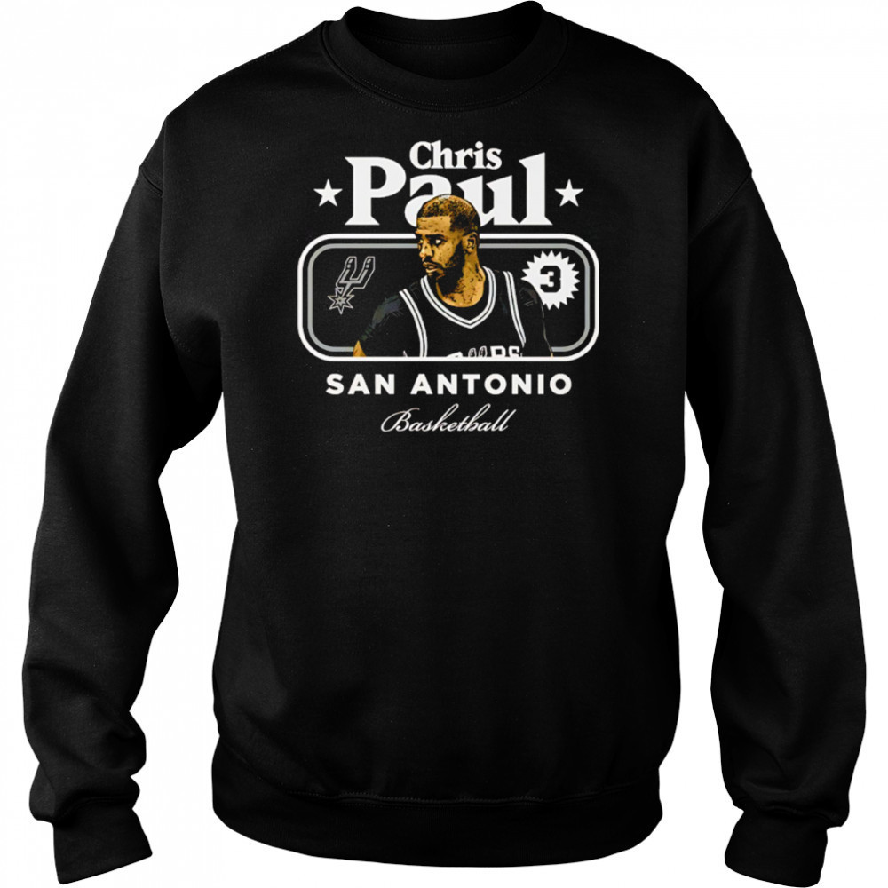 Chris Paul 3 San Antonio Spurs NBA Basketball shirt Sweatshirt