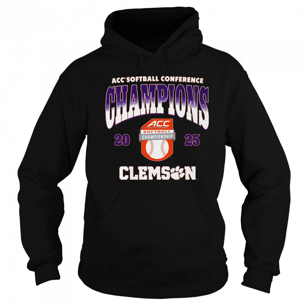 Clemson Tigers ACC Softball Conference Tournament Champions Retro 2025 t-shirt Hoodie