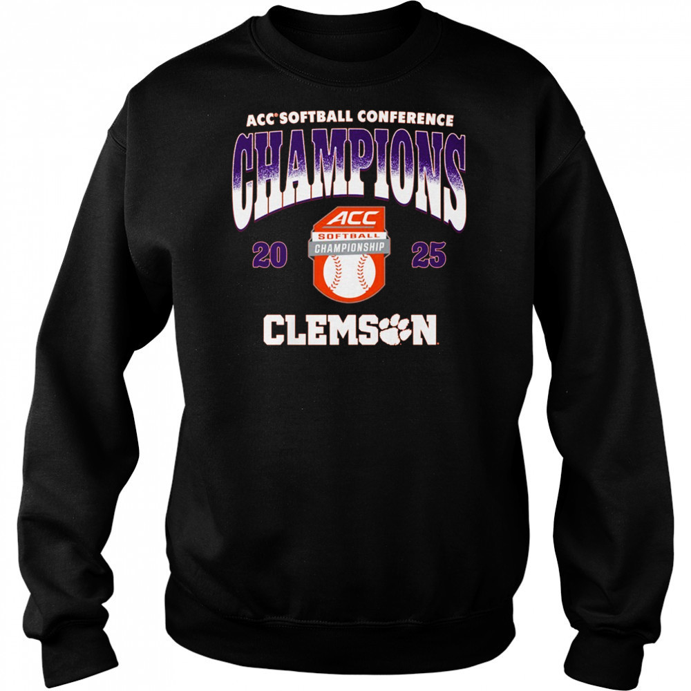 Clemson Tigers ACC Softball Conference Tournament Champions Retro 2025 t-shirt Sweatshirt
