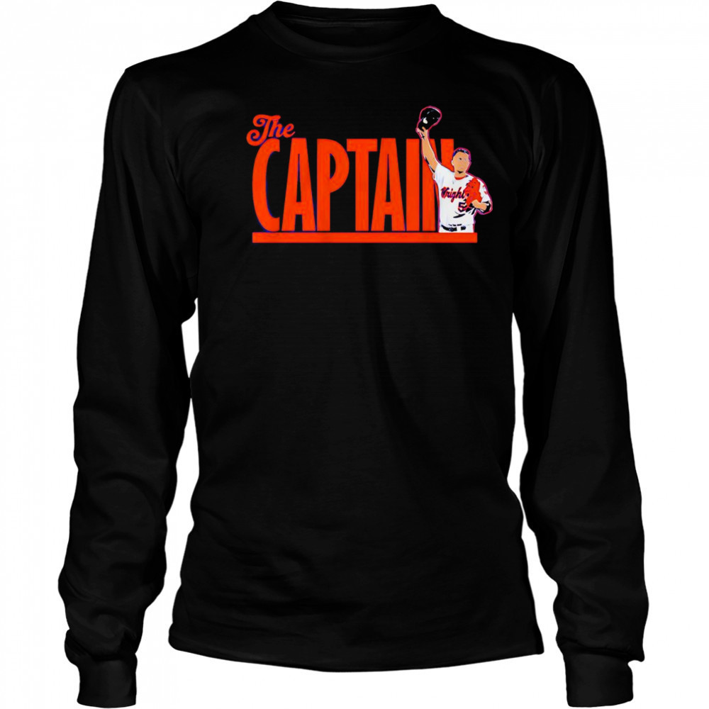 David Wright the Captain shirt Long Sleeved