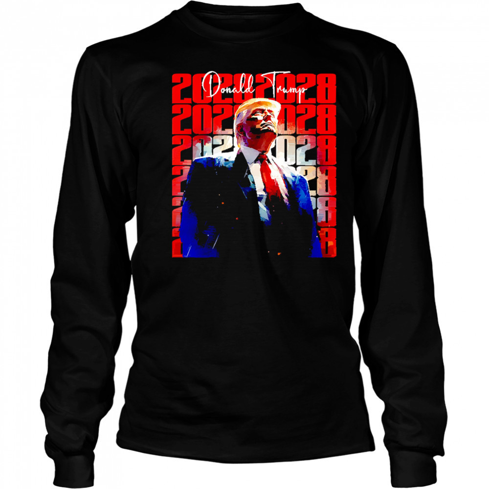 Donald Trump 2028 repeat shirt Long Sleeved