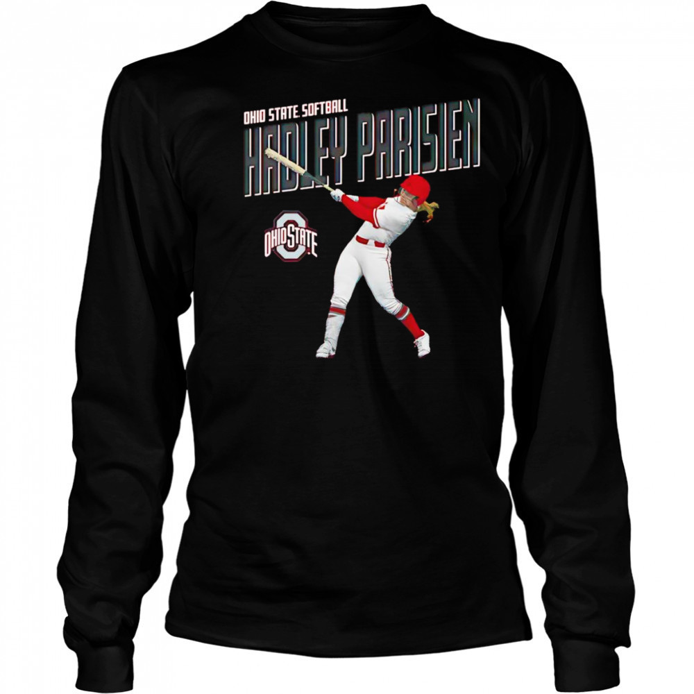 Hadley Parisien Ohio State softball cartoon shirt Long Sleeved