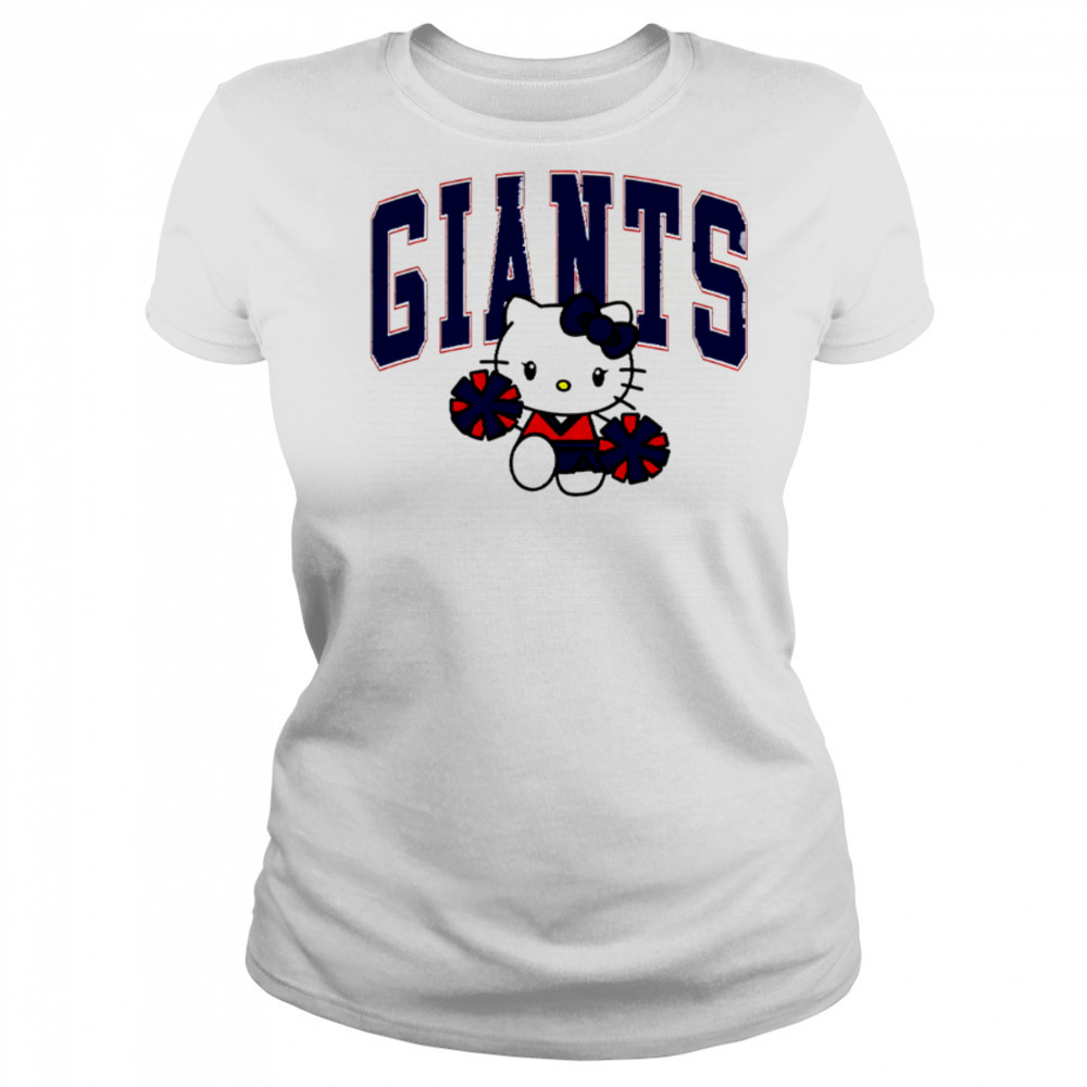 Hello Kitty Cheerleader New York Giants Football shirt Women's T-shirt