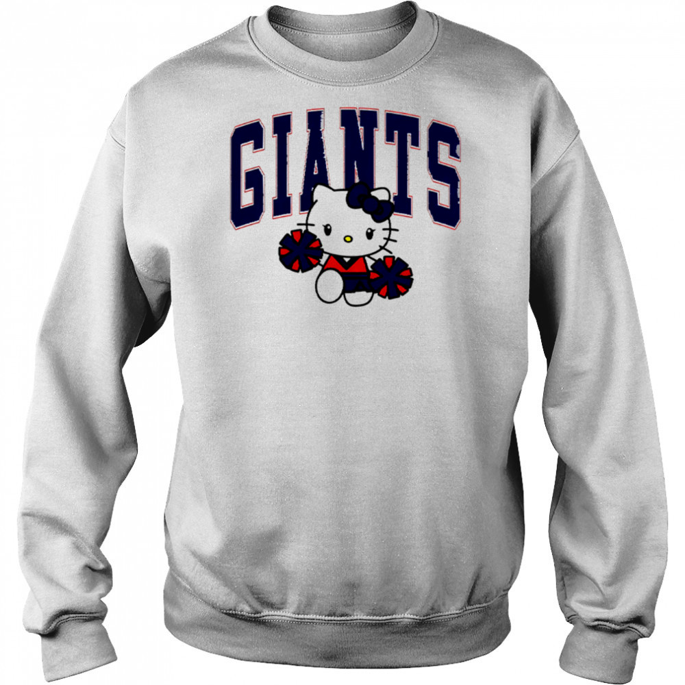 Hello Kitty Cheerleader New York Giants Football shirt Sweatshirt
