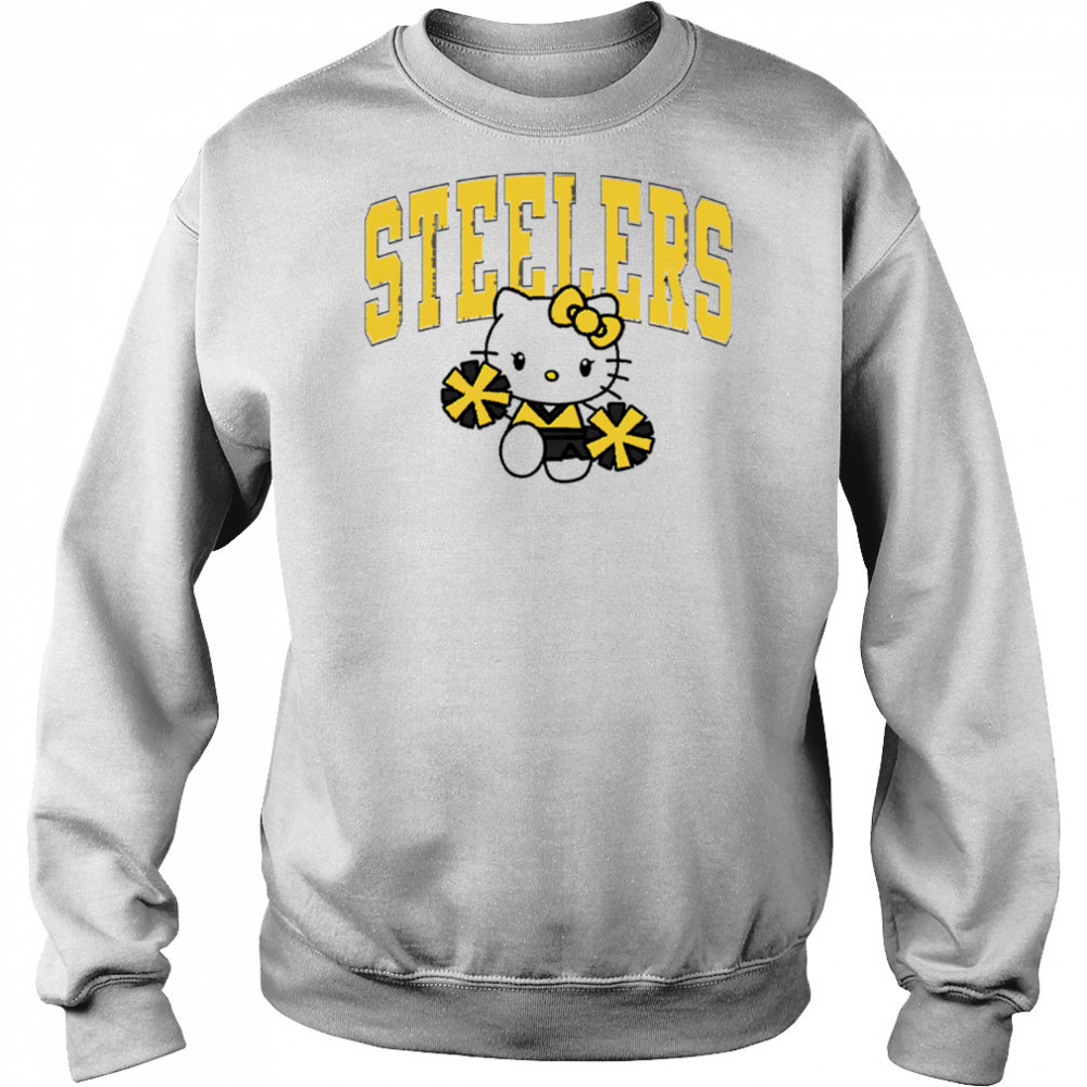 Hello Kitty Cheerleader Pittsburgh Steelers Footballs shirt Sweatshirt