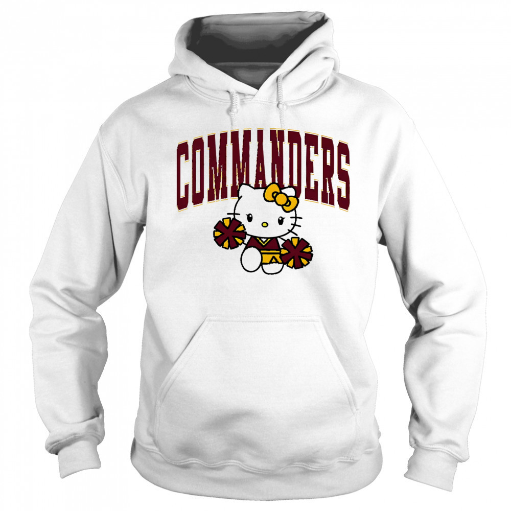 Hello Kitty Cheerleader Washington Commanders shirt Hoodie