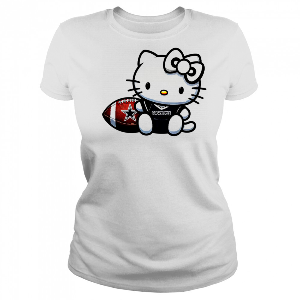 Hello Kitty Dallas Cowboys NFL shirt Women's T-shirt