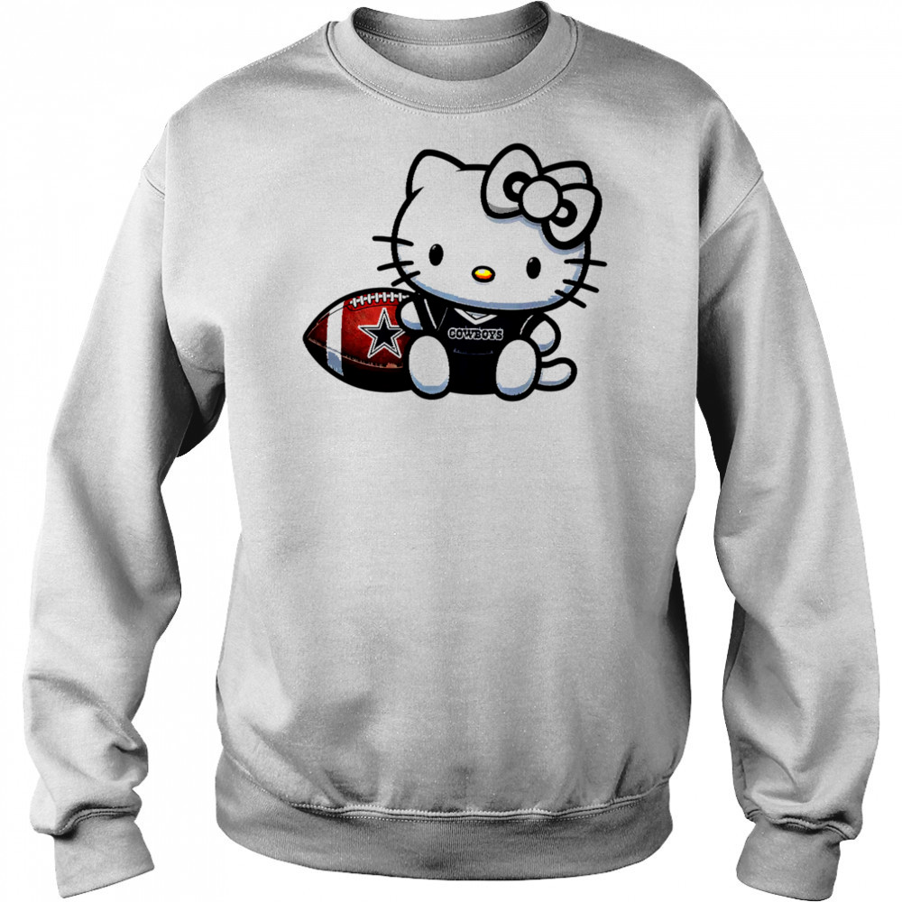 Hello Kitty Dallas Cowboys NFL shirt Sweatshirt