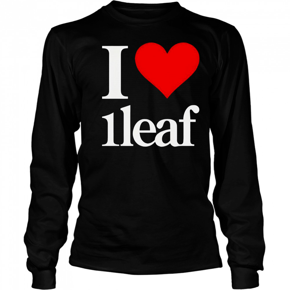 I Love 1leaf I Heart 1leaf T-Shirt Long Sleeved