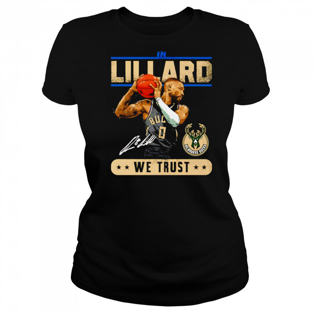 In Damian Lillard we trust shirt Women's T-shirt