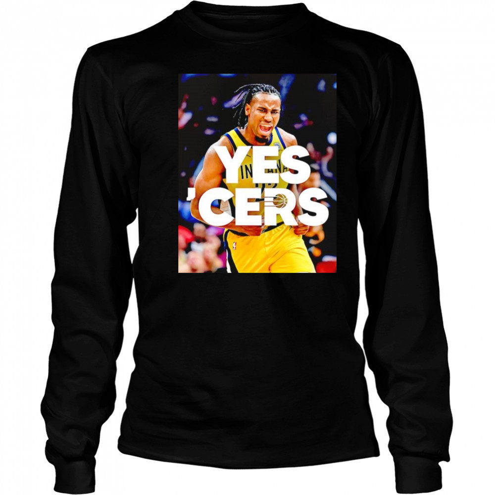 Isaiah Jackson yes ‘Cers shirt Long Sleeved
