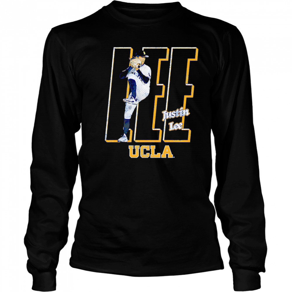 Justin Lee UCLA baseball illustrated shirt Long Sleeved