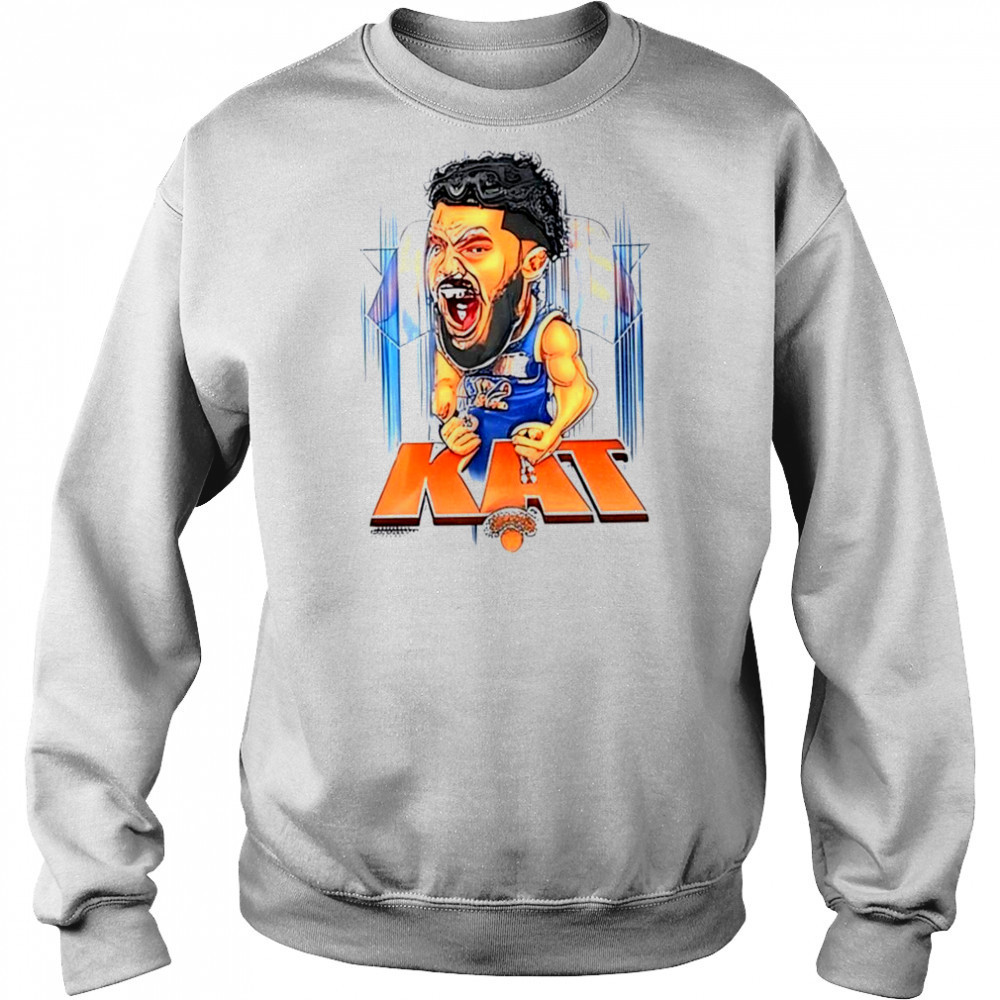 Karl Anthony Towns NBA New York Knicks player basketball caricatures shirt Sweatshirt