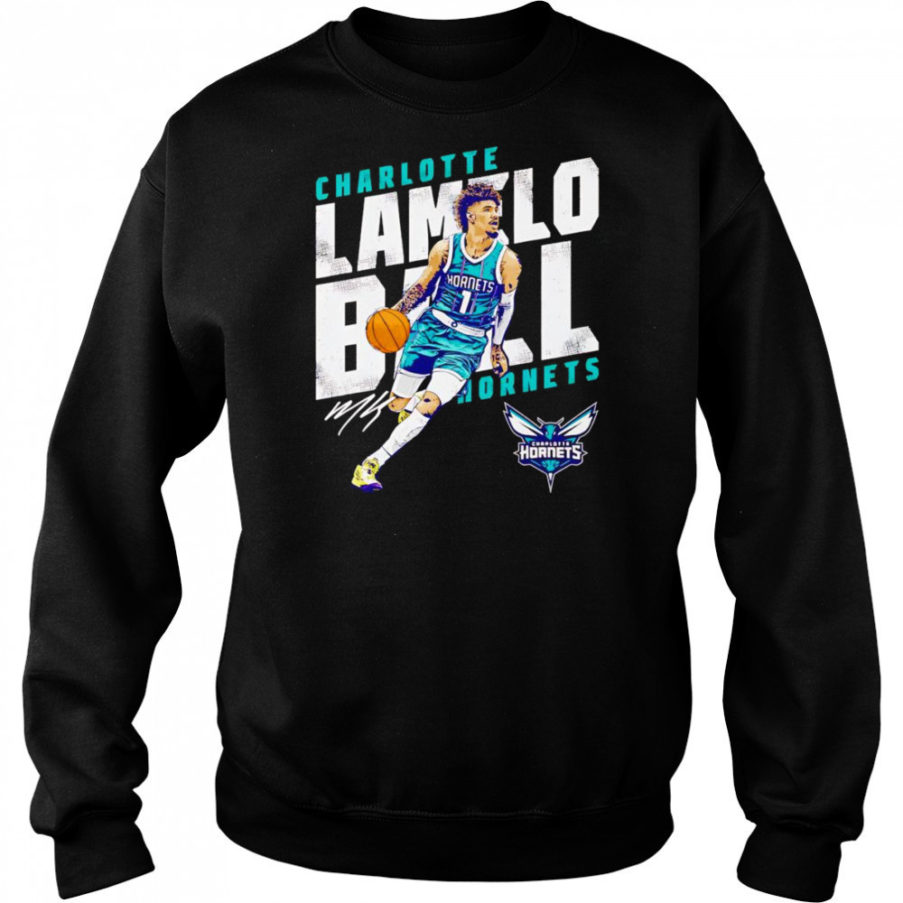 LaMelo Ball Charlotte Hornets Slant shirt Sweatshirt